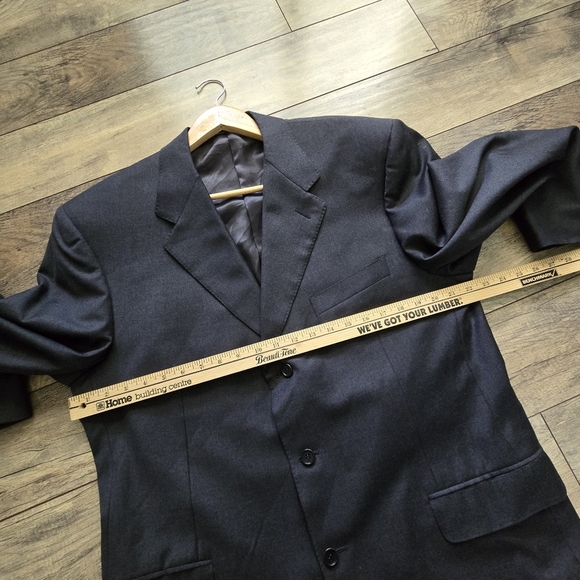 Classic Canali Mr Sid Made In Italy Grey Men's Blazer 💯 Pure Wool 46US  1614019 - Picture 5 of 16